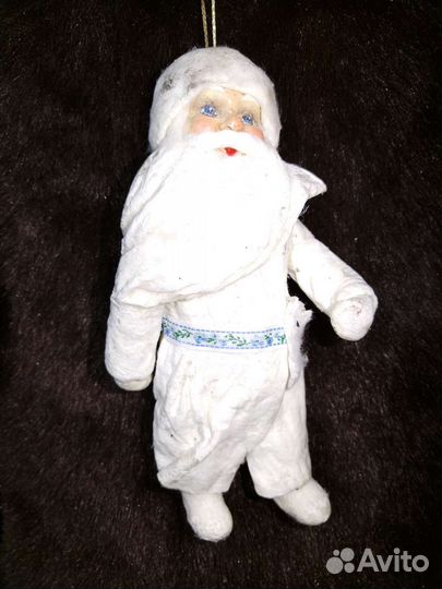 Старинная Ёлочная игрушка 20 см (вата)
