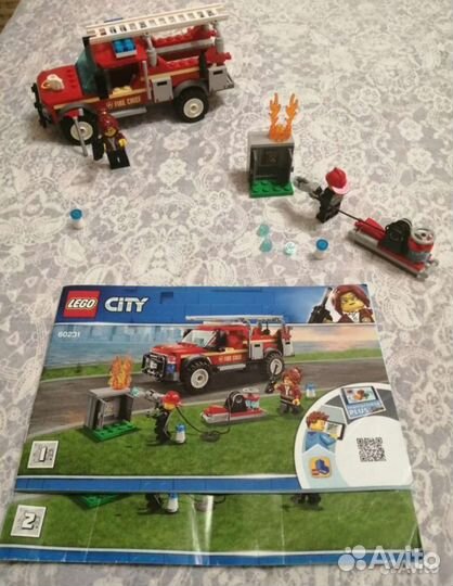 Lego City много пожарных наборов