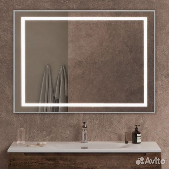 Зеркало BelBagno SPC-kraft-1000-800-sens-AL
