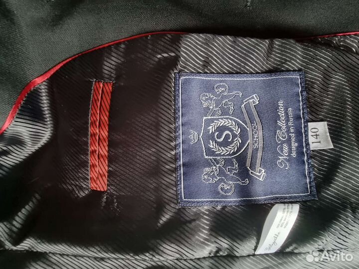 Пиджак школьный 140