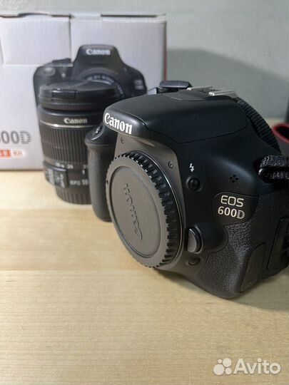 Зеркальный фотоаппарат canon eos 600d kit 18 55 ii