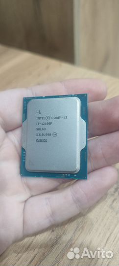 Процессор intel core i3-12100f
