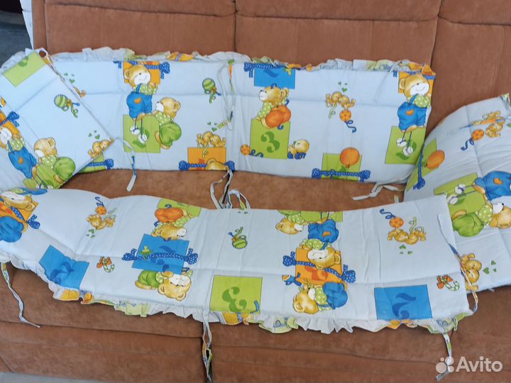 Бортики и балдахин в кроватку