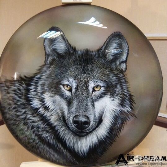 Аэрография на колпак запасного колеса