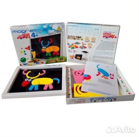 Magneticus Магнитная мозаика Забавные животные