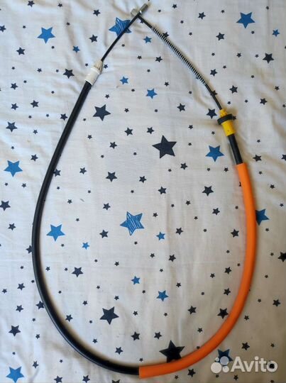 Трос ручного тормоза слева - Рено симбол