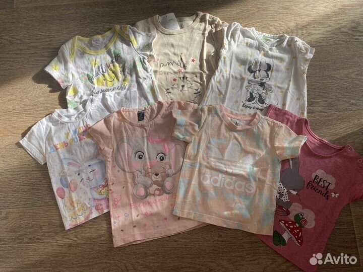 Пакет летних вещей для девочки 74-80