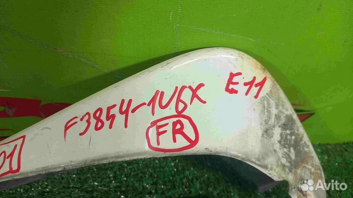 Брызговик nissan E11,NE11,ZE11 note