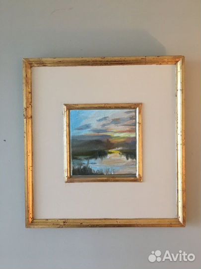 Картина маслом этюд