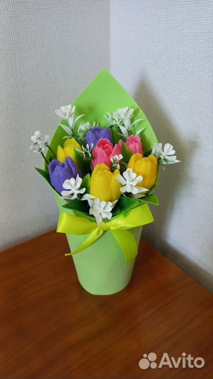 Мыло ручной работы букеты