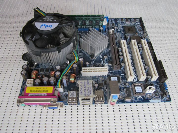 Платы asrock 775vm8,G41m-vgs3, GA-8simlh,б/у