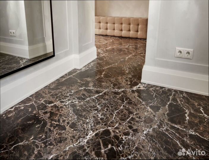 Пол и стены из натурального камня