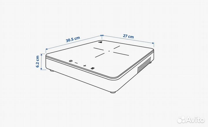 Индукционная плита IKEA tillreda