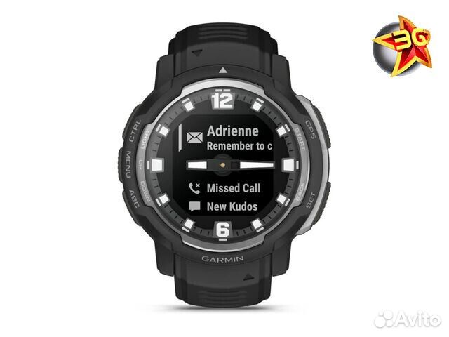 Часы Garmin Instinct Crossover Standard Black