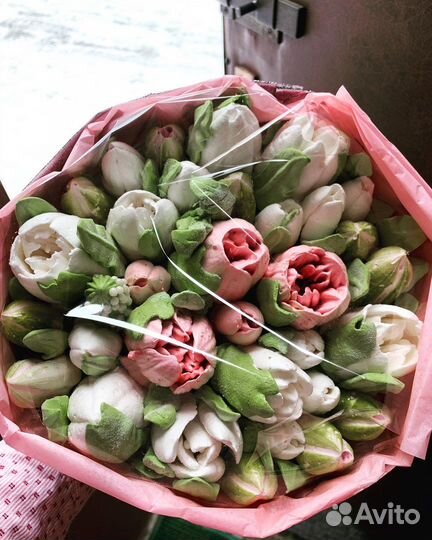 Зефирный (безе) букет32