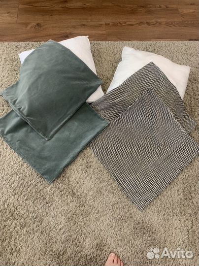 Подушка и чехол икеа