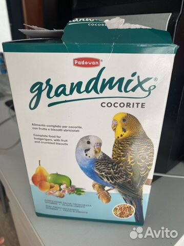 Корм для волнистых попугаев