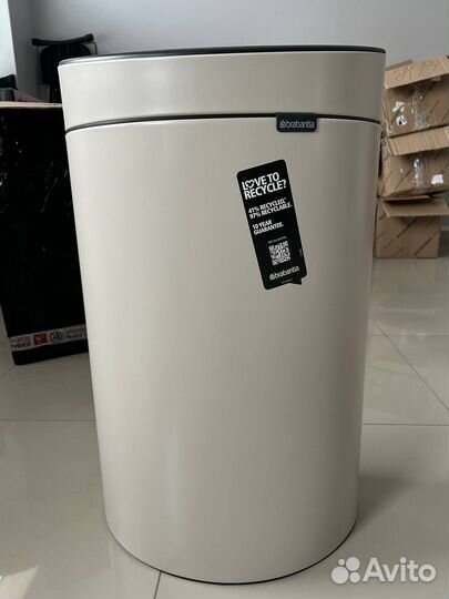 Мусорное ведро Brabantia Touch Bin 40л из Европы