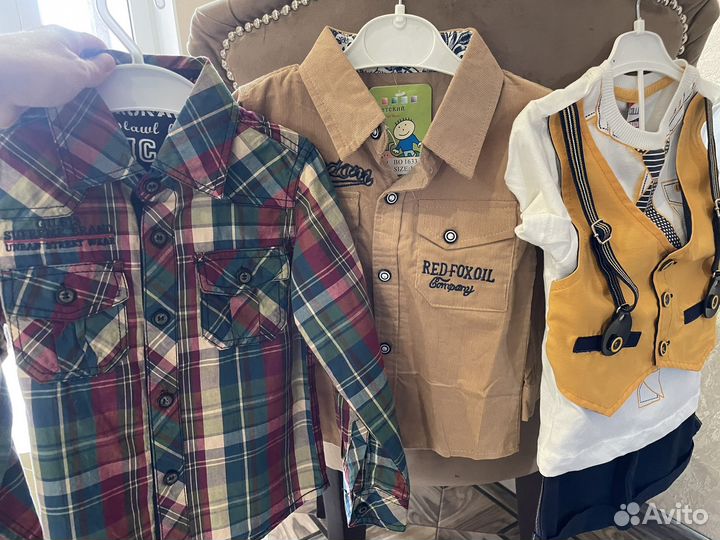 Пакет новой одежды на мальчика