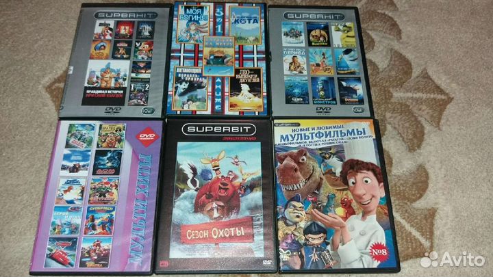 Dvd двд диски фильмы мультики песни