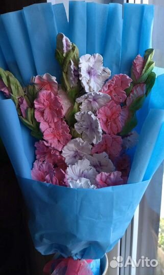 Сладкий букет из зефира