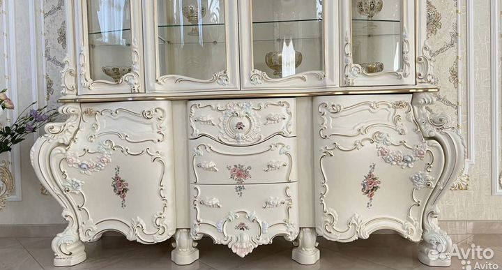 Сервант 4-х дв «Барокко Люкс» оригинал
