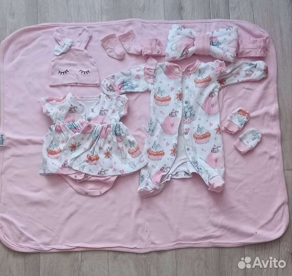 Конверт на выписку для девочки лето