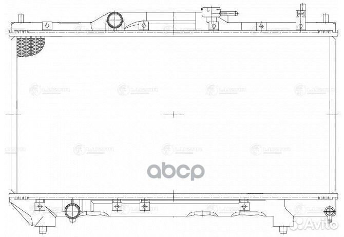 LRC 1904 радиатор системы охлаждения Toyota Av