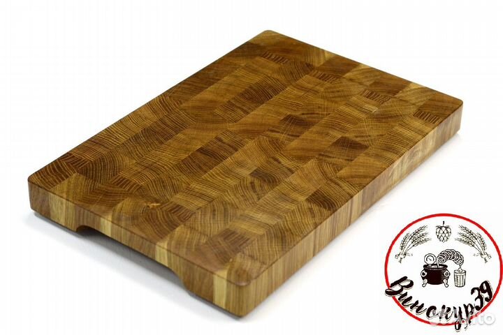 Торцевая разделочная доска дуб