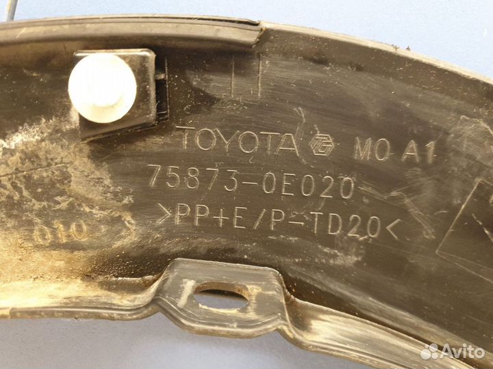 Расширитель арки правый задний Toyota Highlander U50 2013-2019