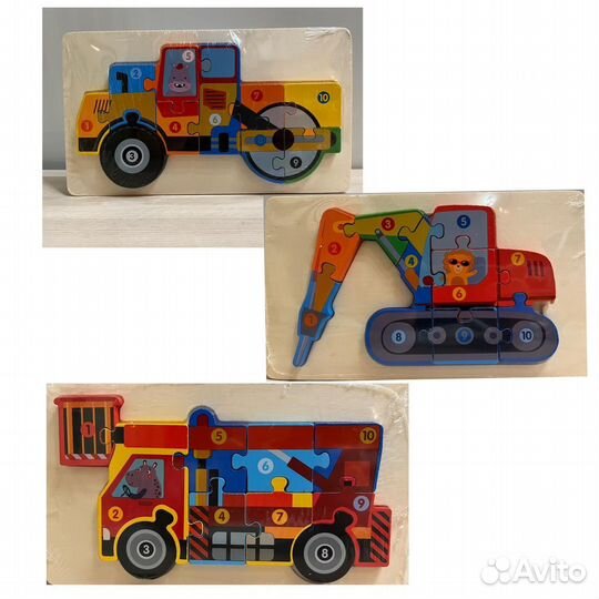 Детские развивающие игрушки деревянные