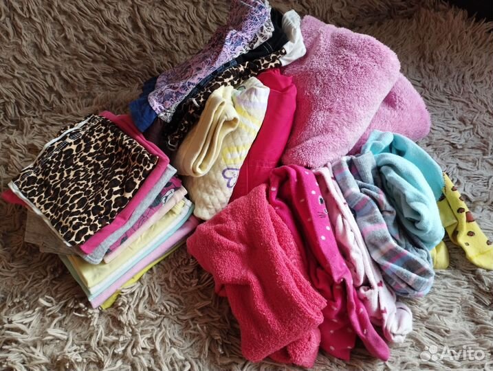 Детские вещи пакетом для девочек 104-116