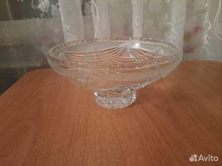 Ваза хрустальная СССР