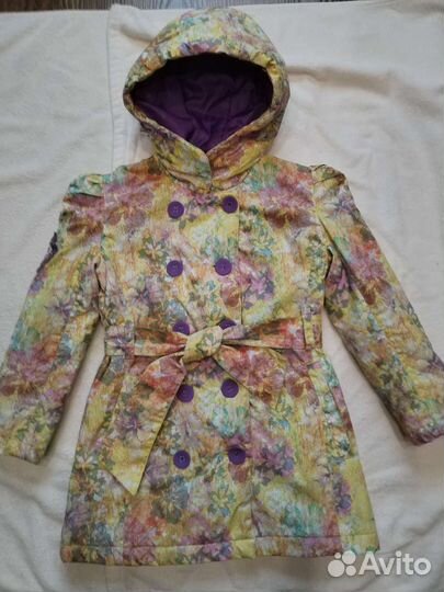 Пальто демисезонное для девочки тм nels