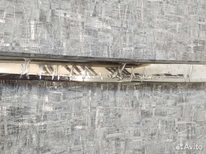 Молдинг переднего бампера хром Highlander 2012