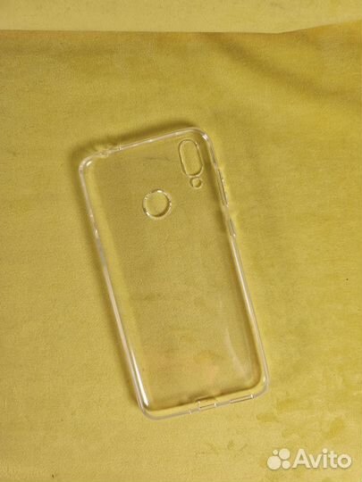 Чехол силиконовый-прозрачный (Huawei Honor 8c)