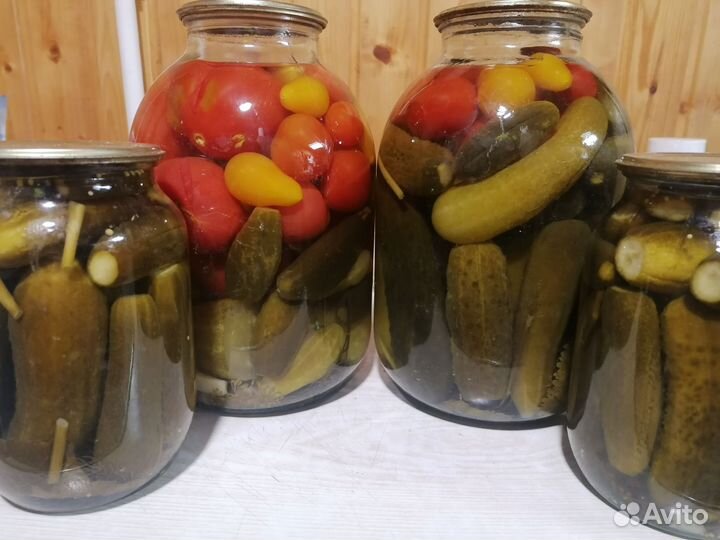 Огурцы / помидоры маринованные домашние