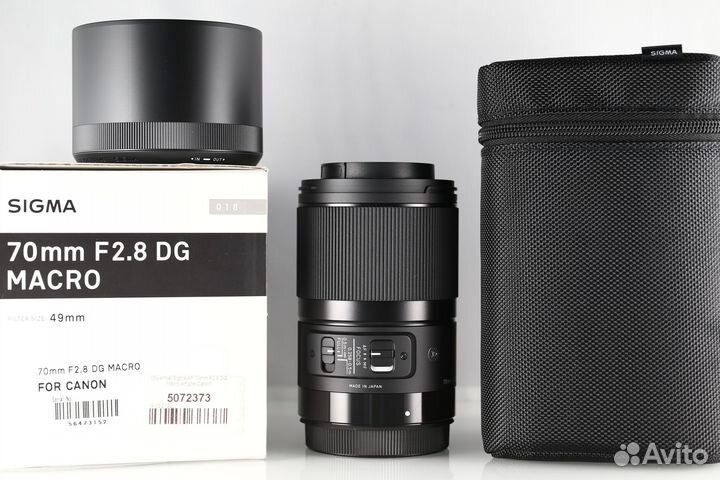 Sigma 70mm f/2.8 DG Macro Art Canon EF