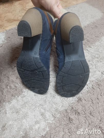 Ботильоны зимние rieker 41размер новые