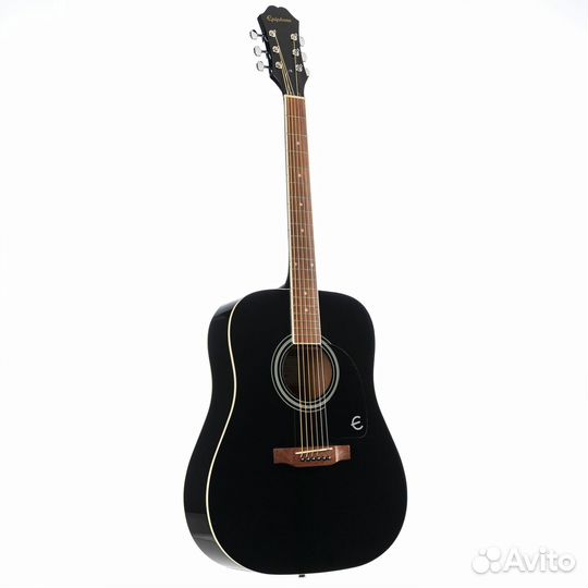 Акустическая гитара Epiphone DR-100 Ebony