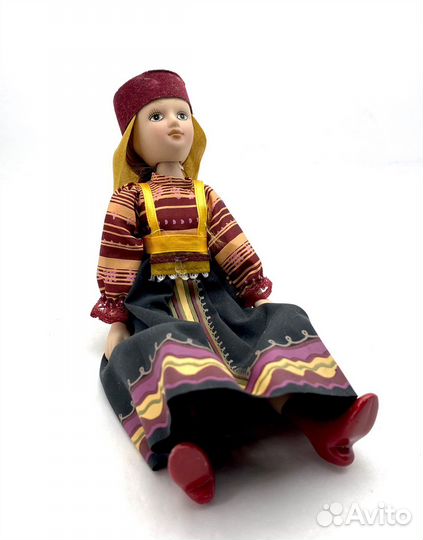 Коллекционная кукла в костюме Смоленской губернии