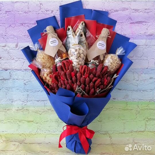 Мужские букеты съедобные