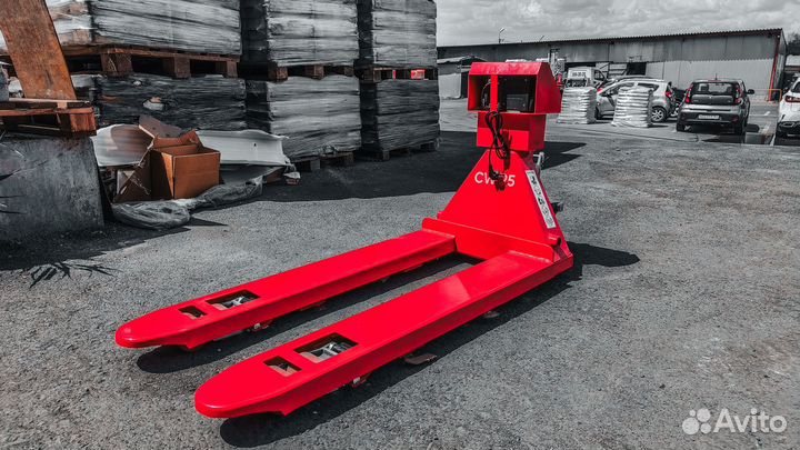 Гидравлическая тележка рохля с весами