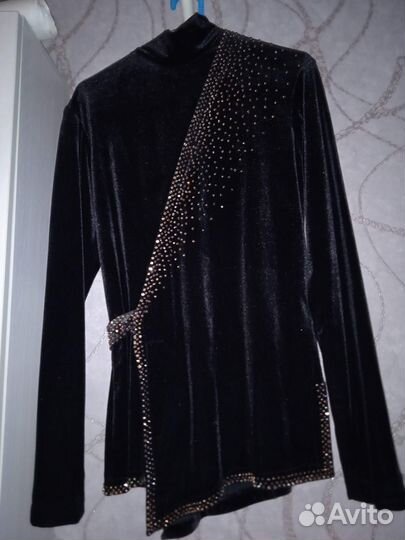 Латина бархат, рубашка 44-46