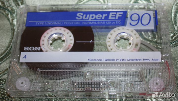 2 аудиокассеты sony - EF 90 (Type I (Normal) Posit