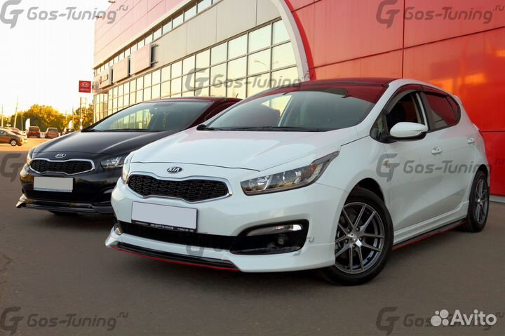 Накладка передняя на Kia Ceed \ Pro Ceed рестайл