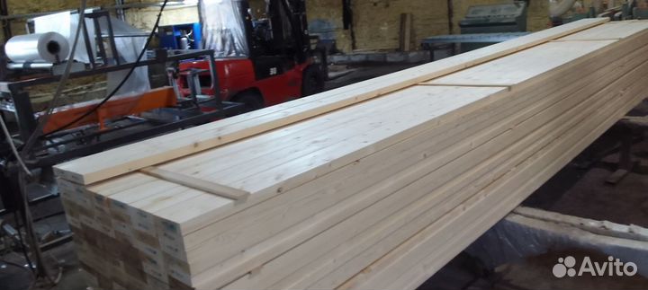 Доска строганный сухой 40х150х6000мм любой размер