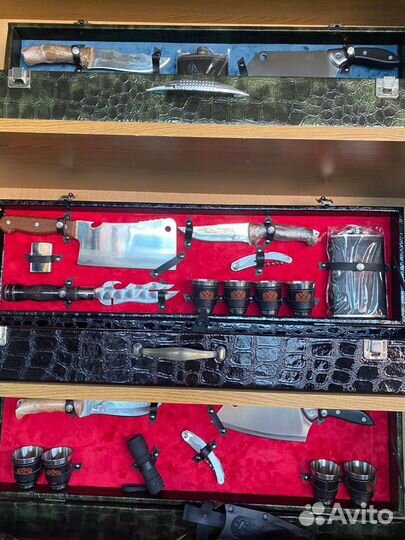 Подарочный набор шампуров / кейс с шампурами