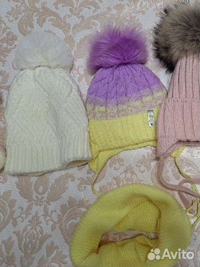 Шапки зима на 4/6 лет
