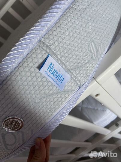 Детский круглый матрас Nuovita Calore 75х75х10